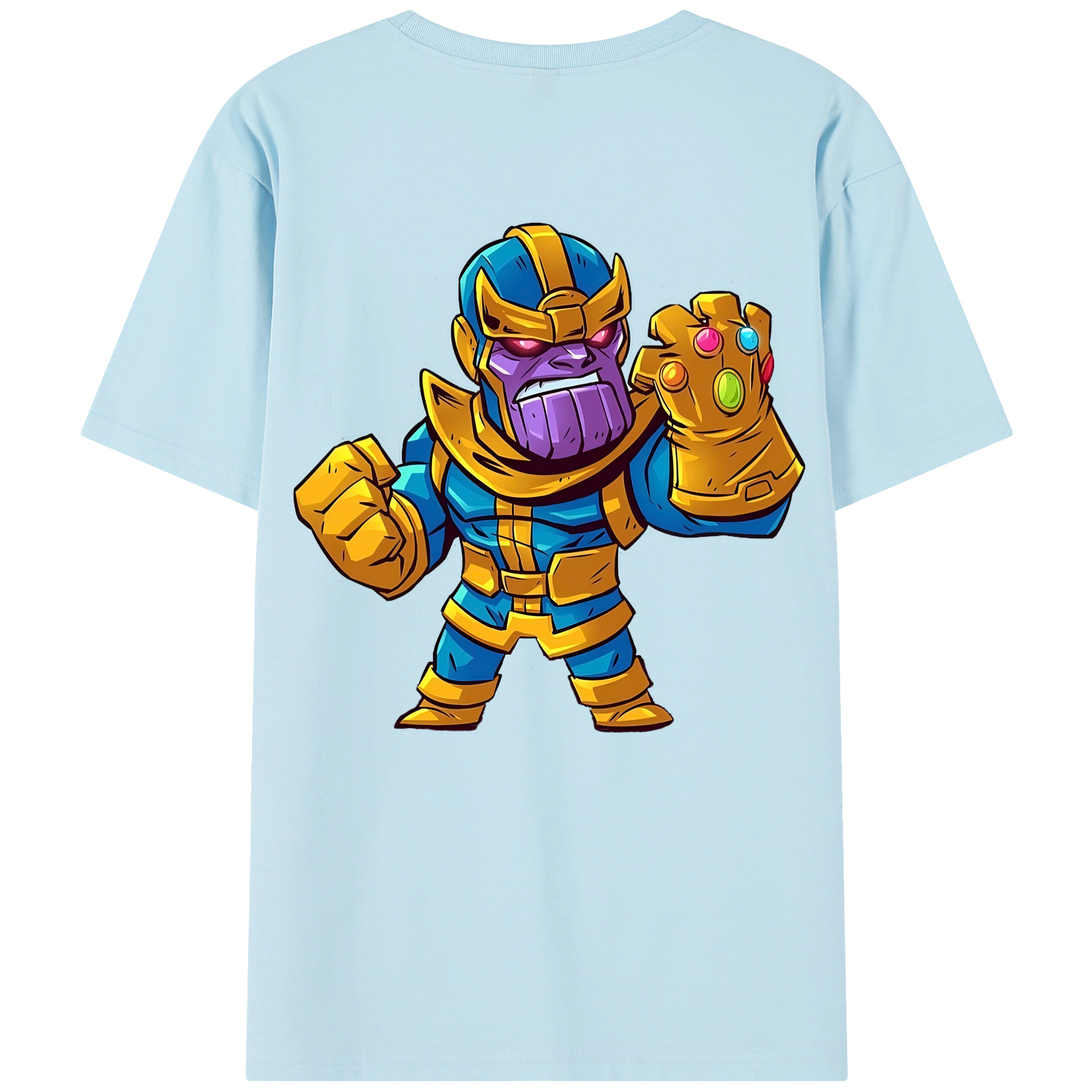 （画像用） アベンジャーズ The Avengers 綿100％半袖Tシャツ（背面プリント）